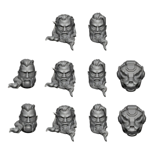 Space Viking Terminator Heads