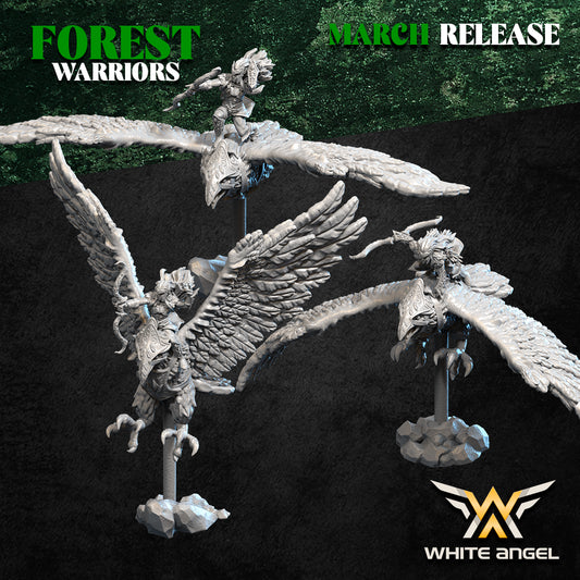 Ancestral Eagle Riders | Forest Warriors | White Angel Miniatures