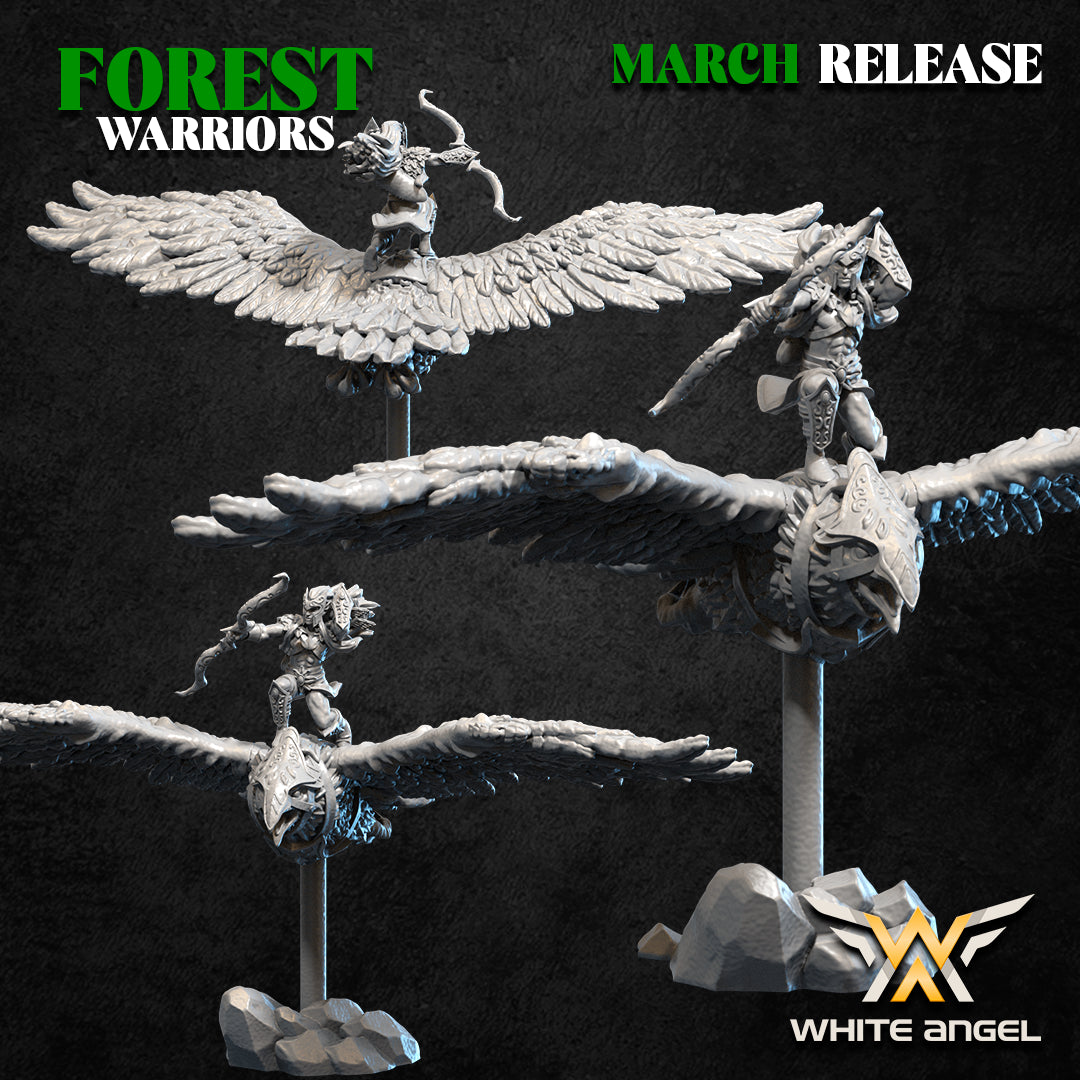 Ancestral Eagle Riders | Forest Warriors | White Angel Miniatures