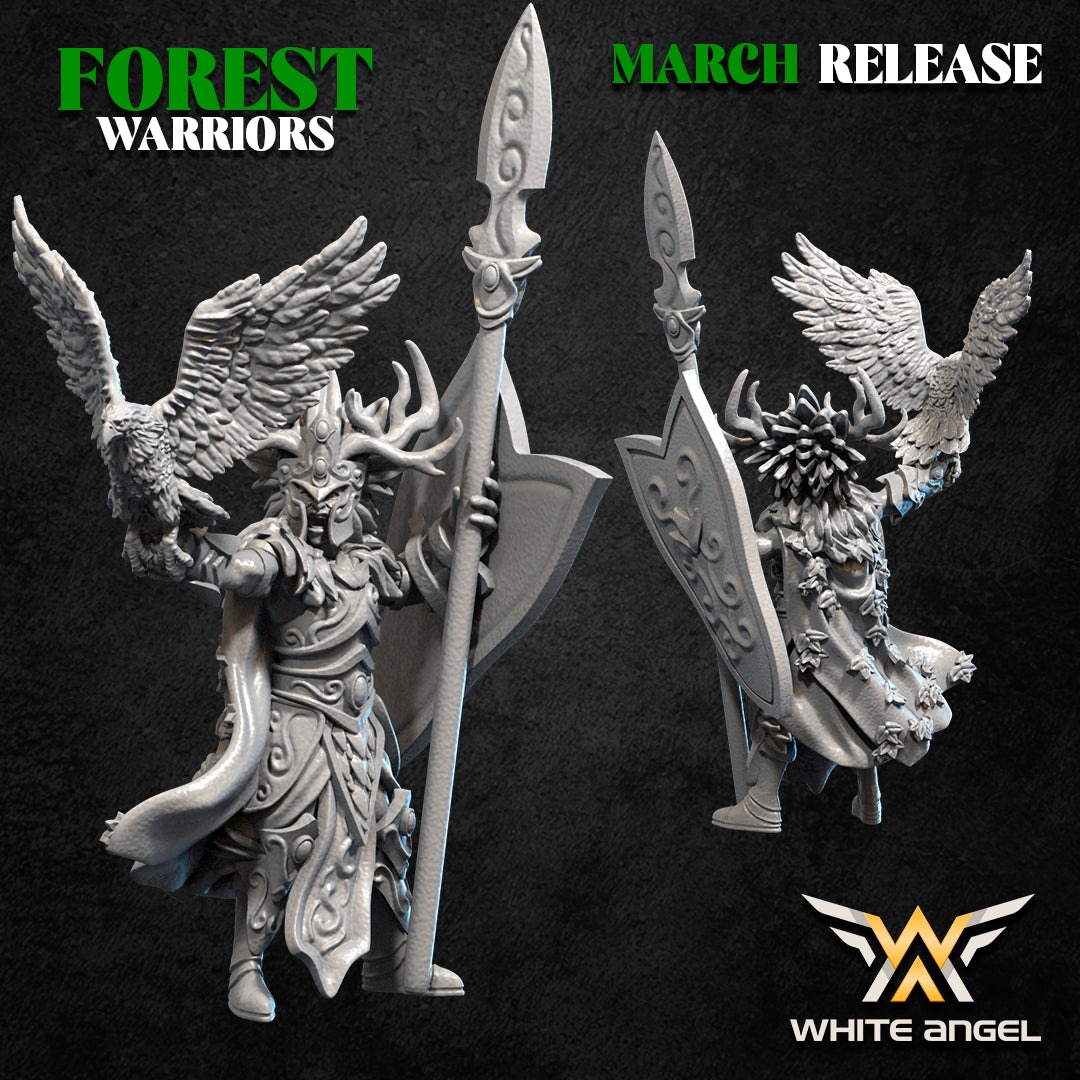 Lord of the Forest on Foot | Forest Warriors | White Angel Miniatures