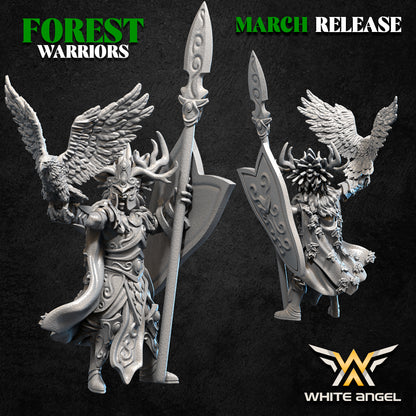 Lord of the Forest on Foot | Forest Warriors | White Angel Miniatures