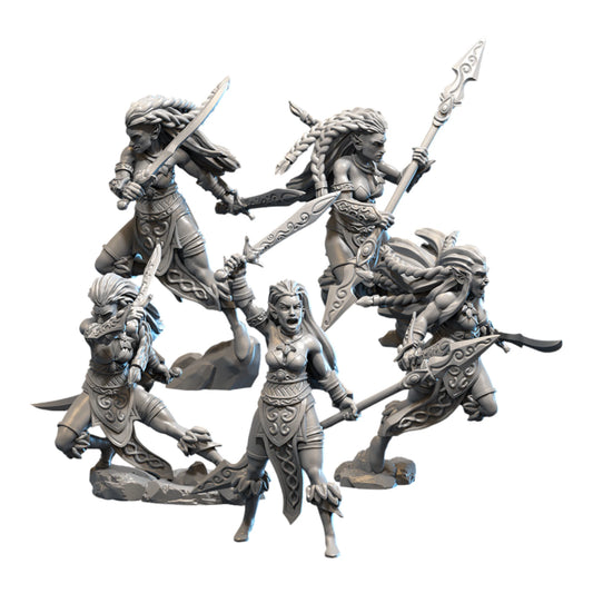 Forest Dancers (Female) | Forest Warriors | White Angel Miniatures