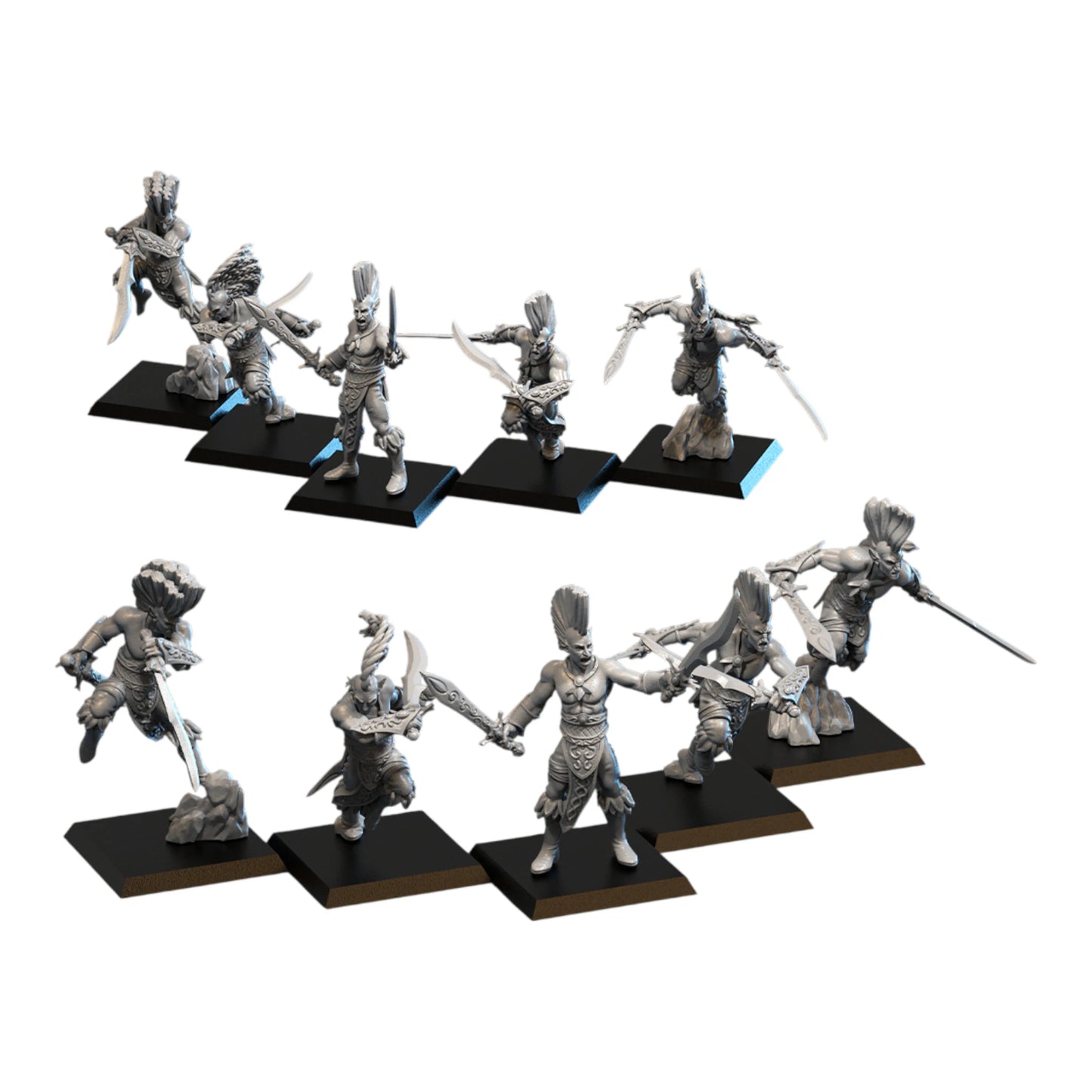 Forest Dancers (Male) | Forest Warriors | White Angel Miniatures