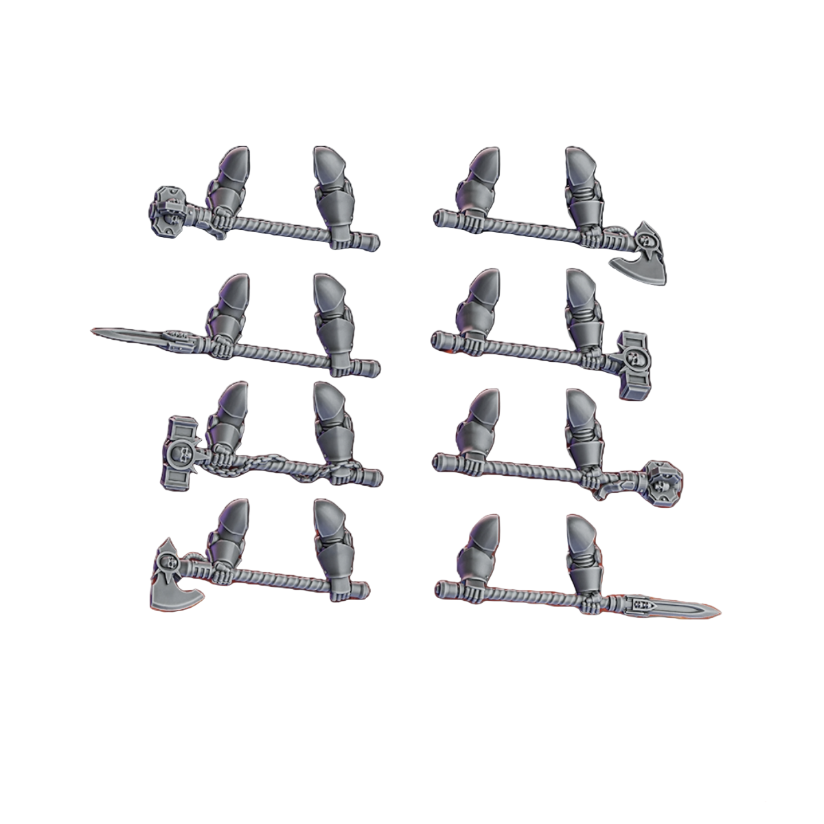 Warden 2-Hand Weapons