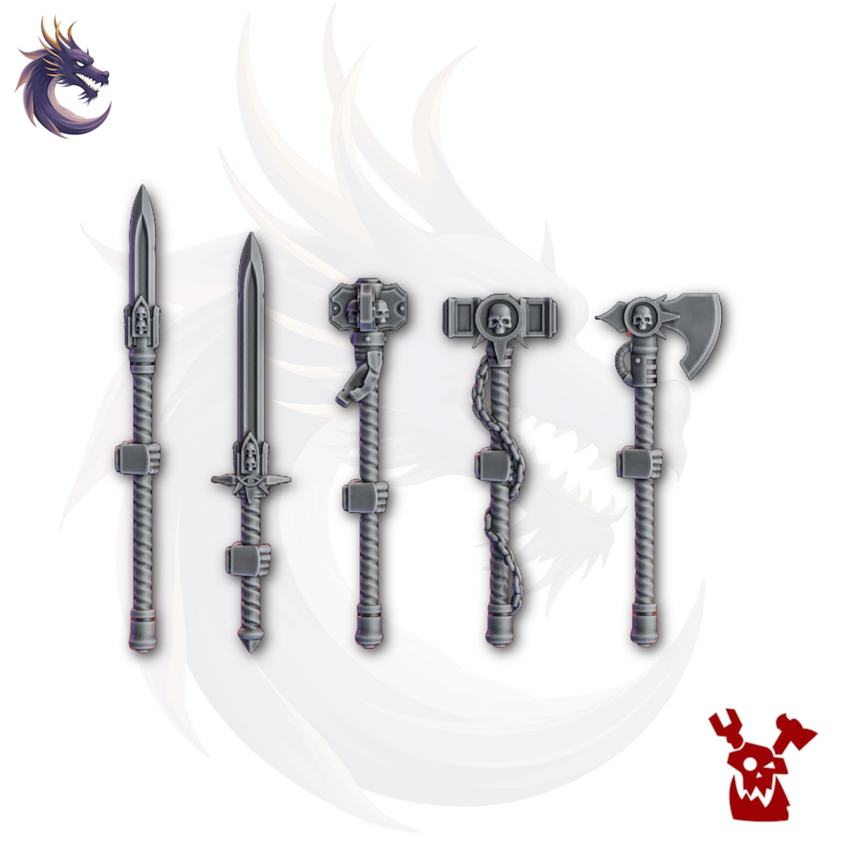 Warden Melee Weapon Mix x5