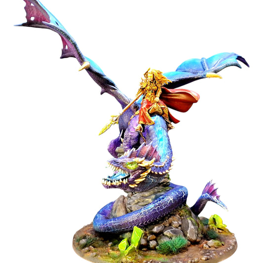 Princess Ynariel on Dragon | Silvermoor Elves