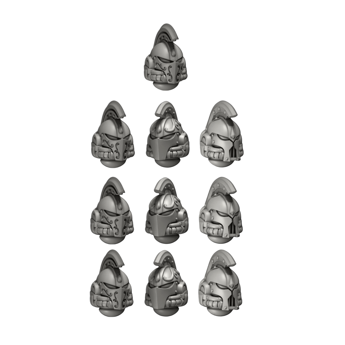 Crimson Lords Crest Helmets