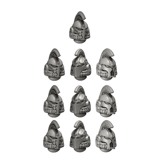 Crimson Lords Crest Helmets