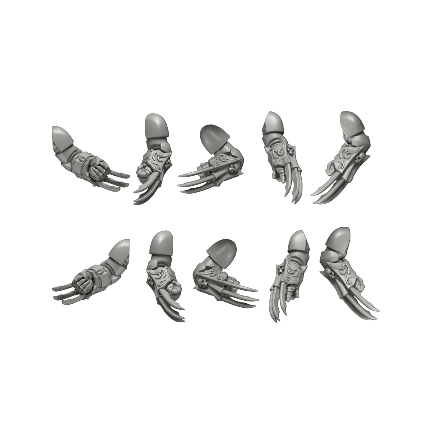 Crimson Lords Skull Lightning Claws