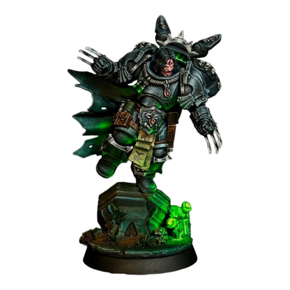 CT Miniatures UK Crimson Lords Rage Pack upgrade bits: grey resin miniature with ornate gothic details, cape, and claws.