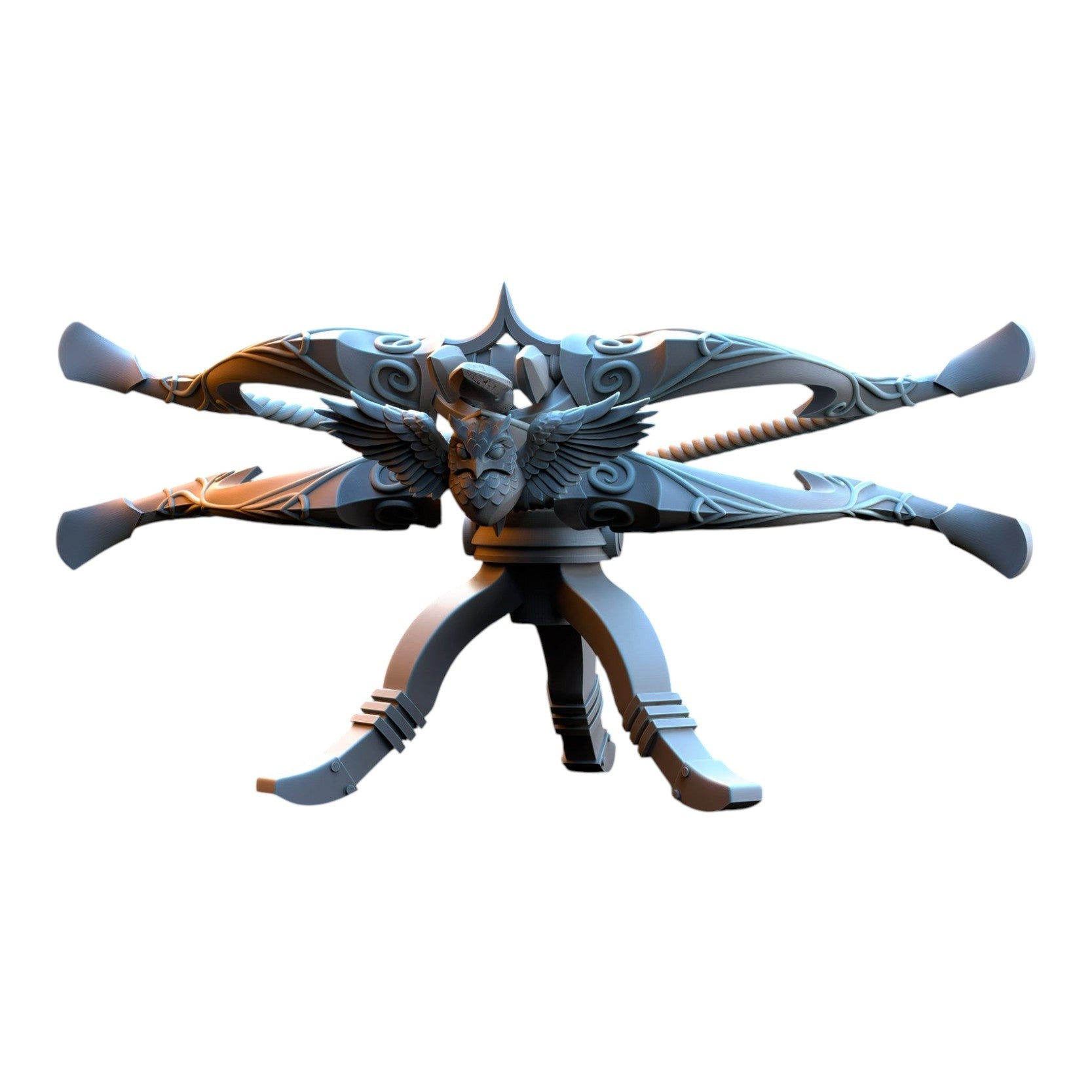 CT Miniatures UK 3D printed grey resin Silvermoor Elves ballista miniature for tabletop fantasy wargaming
