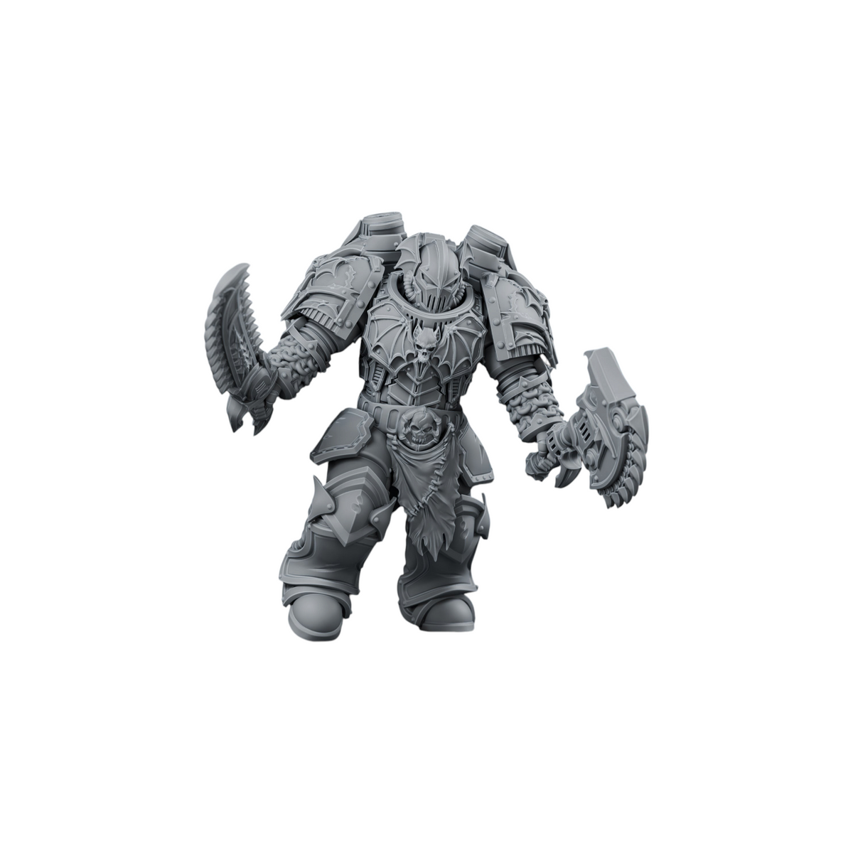 CT Miniatures UK Vampire Knight Soul Reaver resin miniature with bat-themed armor and dual melee weapons