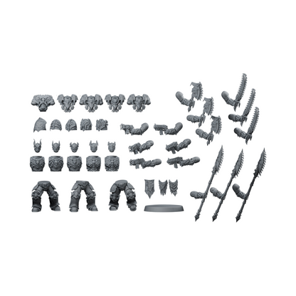 CT Miniatures UK Vampire Knight Soul Reavers resin miniature kit with modular armor, weapons, and 32mm bases