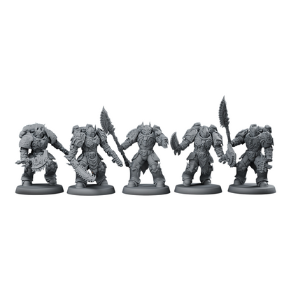 CT Miniatures UK Vampire Knight Soul Reavers sci-fi resin miniatures with detailed armor and various melee weapons
