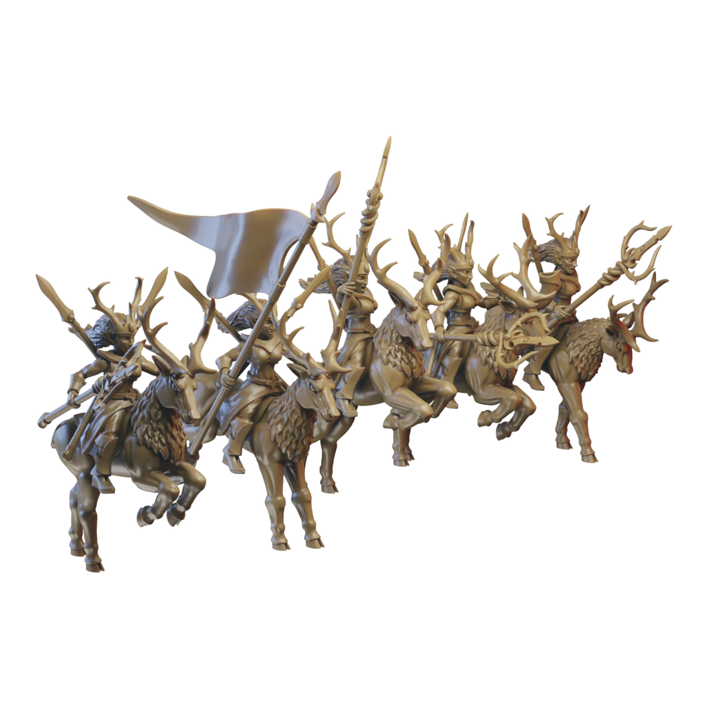 Female Deer Cavalry | Wood Elves