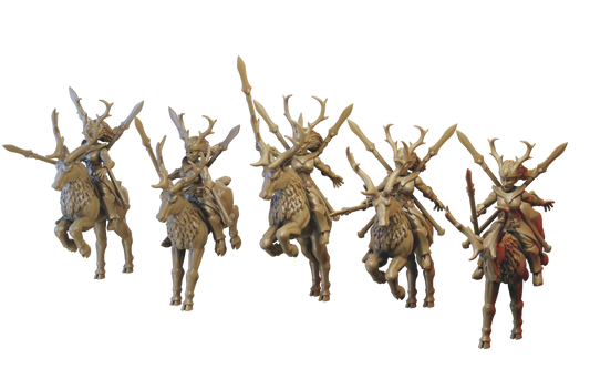 Female Deer Cavalry | Wood Elves