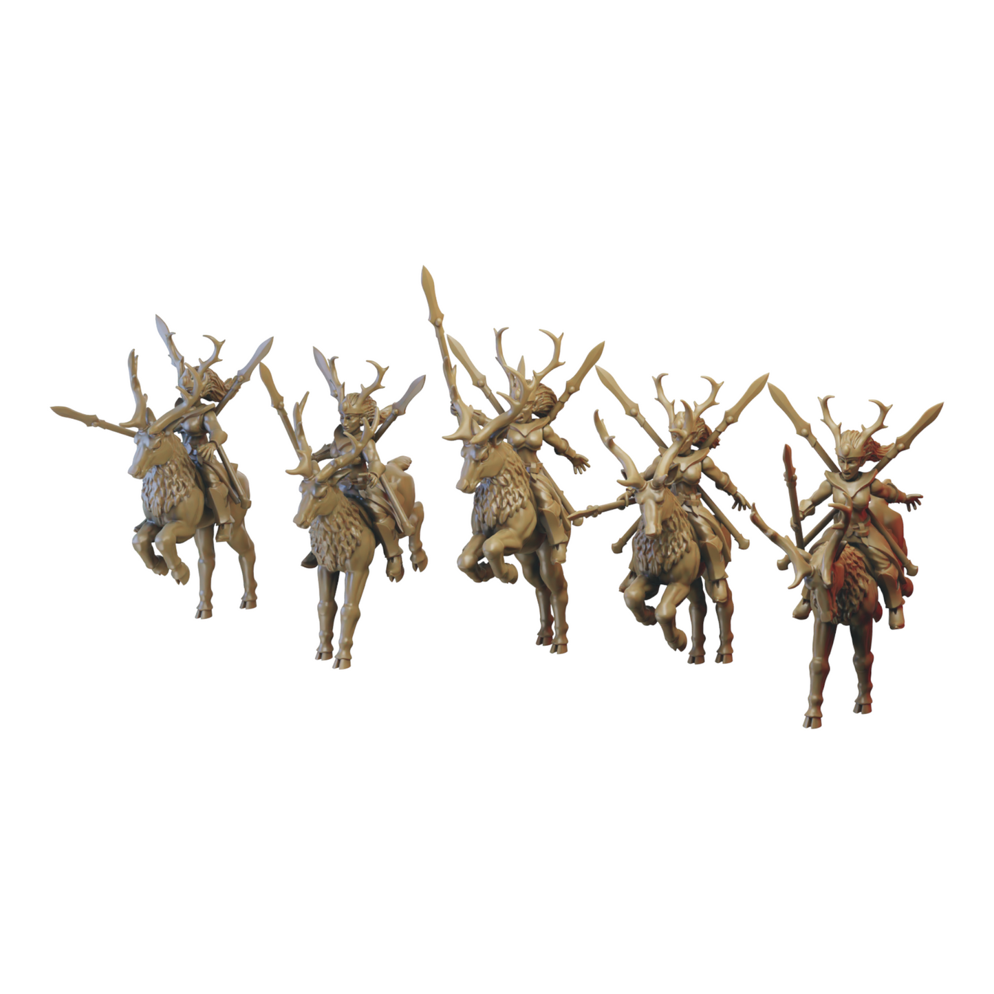 Female Deer Cavalry | Wood Elves