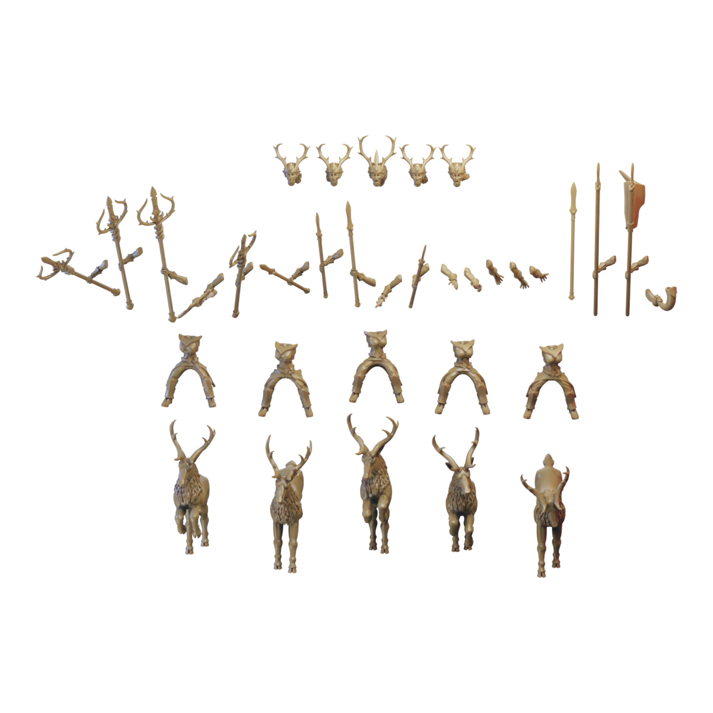 Female Deer Cavalry | Wood Elves