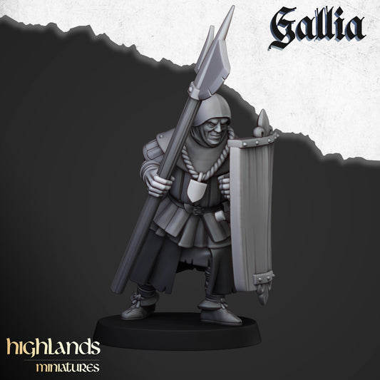 Men at Arms | Knights of Gallia | Highlands Miniatures