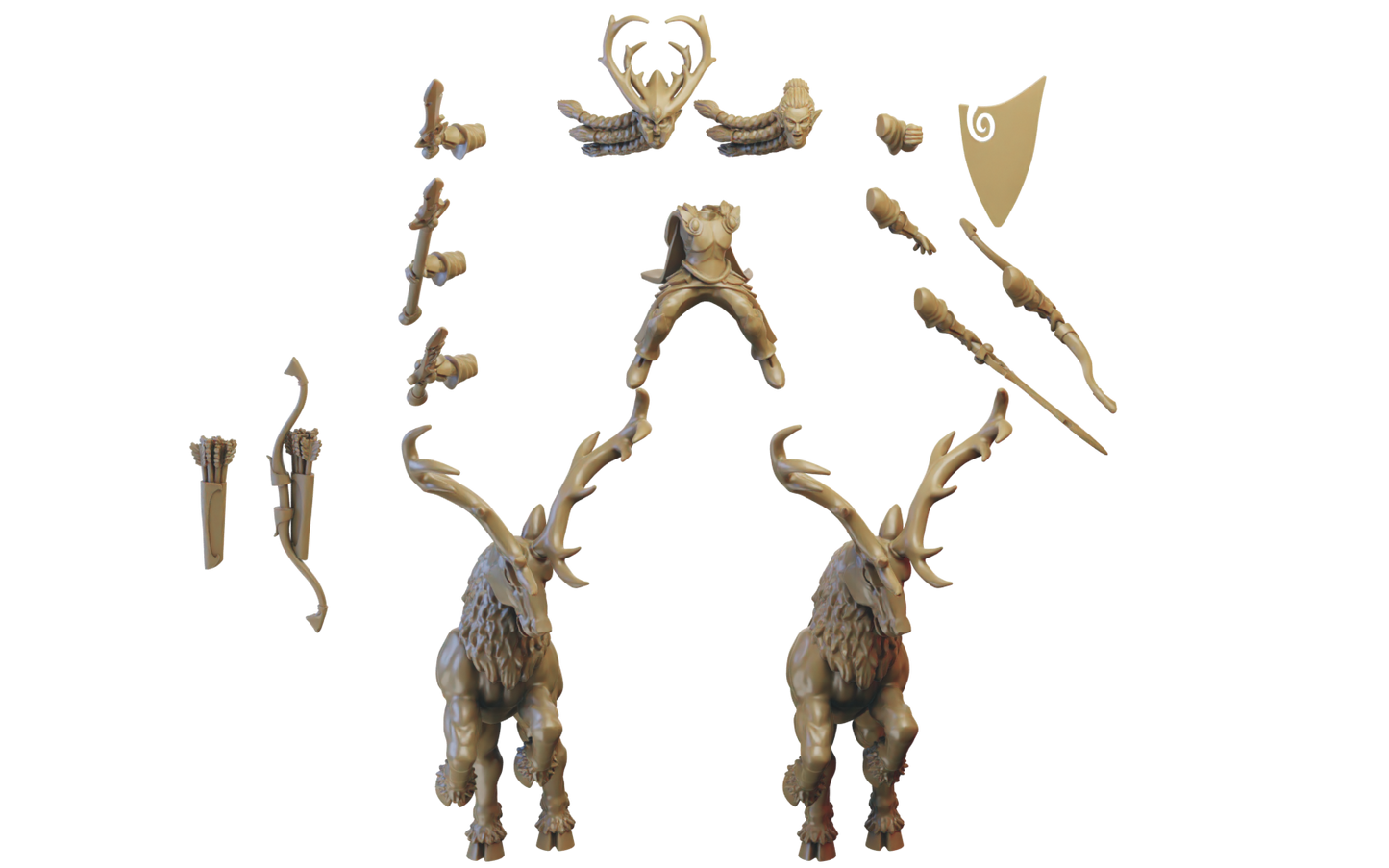 Noble On Great Stag | Wood Elves