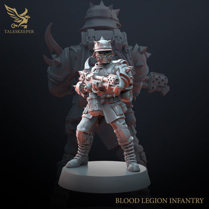 Blood Legion Infantry - Proxies / Cultists - by TalesKeeper - Tabletop Wargaming Miniature Sci-Fi Fantasy Proxy