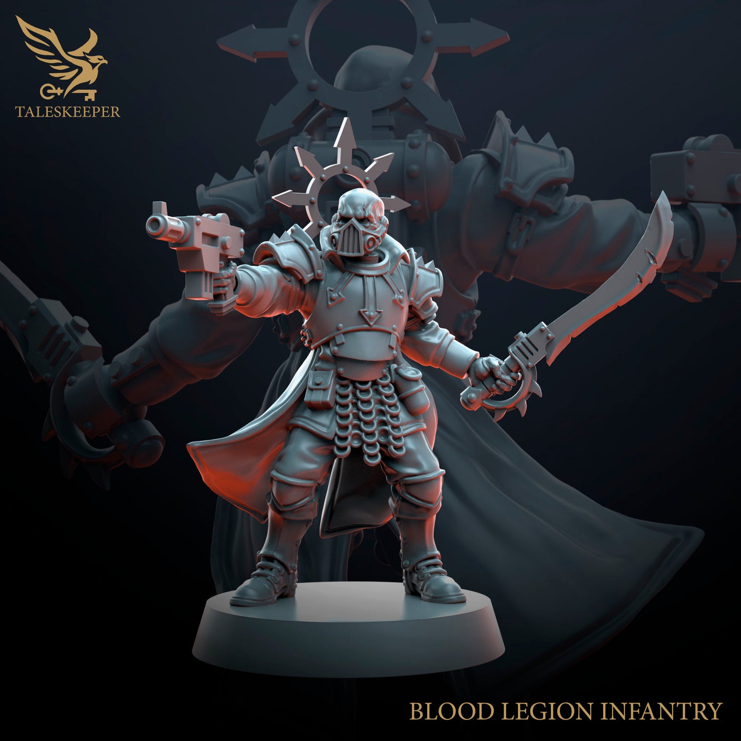 Blood Legion Infantry - Proxies / Cultists - by TalesKeeper - Tabletop Wargaming Miniature Sci-Fi Fantasy Proxy