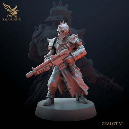 Dark Zealot Infantry - Proxies / Cultists / Modular - by TalesKeeper - Tabletop Wargaming Miniature Sci-Fi/Fantasy/Proxy