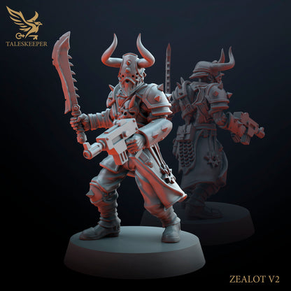 Dark Zealot Infantry - Proxies / Cultists / Modular - by TalesKeeper - Tabletop Wargaming Miniature Sci-Fi/Fantasy/Proxy