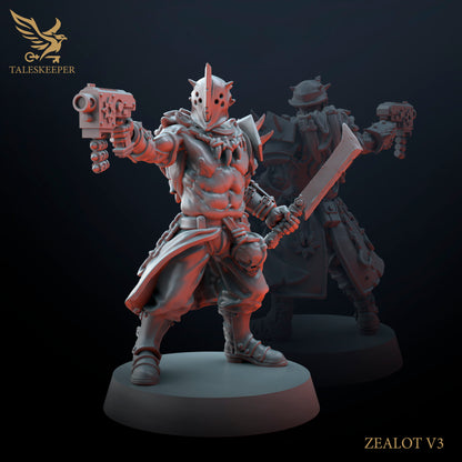 Dark Zealot Infantry - Proxies / Cultists / Modular - by TalesKeeper - Tabletop Wargaming Miniature Sci-Fi/Fantasy/Proxy