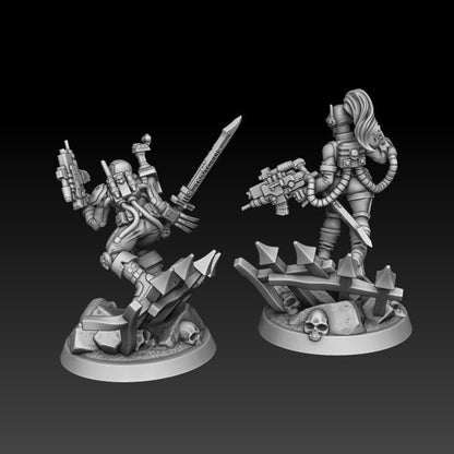 Everslay Assassinators - DMG Minis - Tabletop Wargaming Miniature Sci-Fi/Fantasy/Daemon/Proxy/Agent