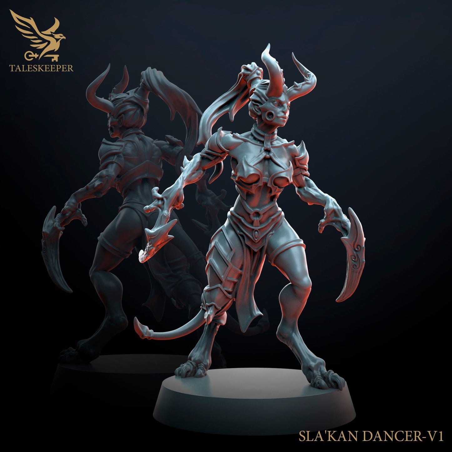 SlaKan Dancers - Proxies / Daemonic - by TalesKeeper - Tabletop Wargaming Miniature Sci-Fi/Fantasy/Daemon/Proxy