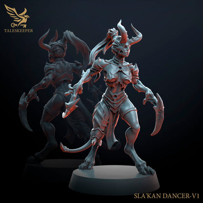 SlaKan Dancers - Proxies / Daemonic - by TalesKeeper - Tabletop Wargaming Miniature Sci-Fi/Fantasy/Daemon/Proxy