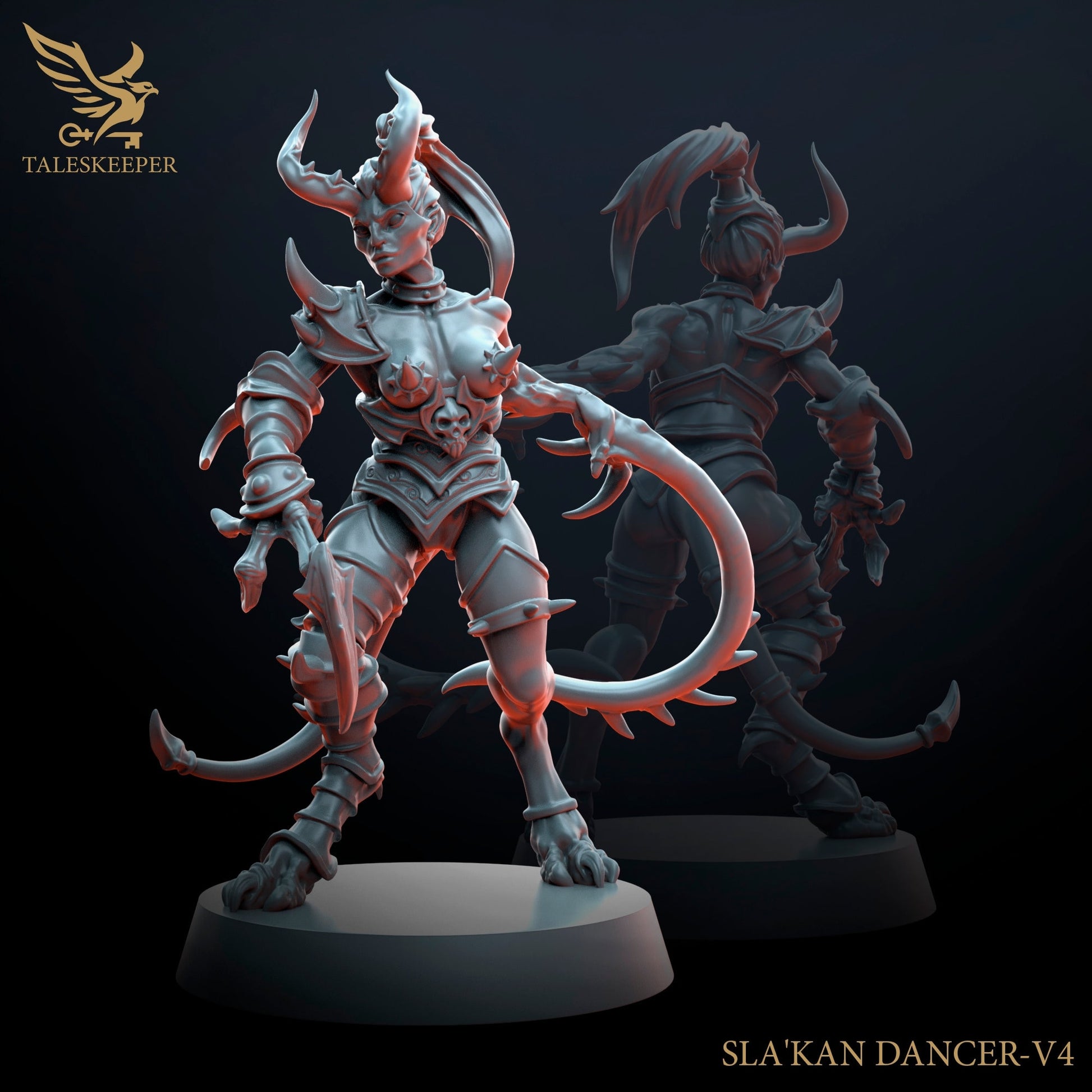 SlaKan Dancers - Proxies / Daemonic - by TalesKeeper - Tabletop Wargaming Miniature Sci-Fi/Fantasy/Daemon/Proxy