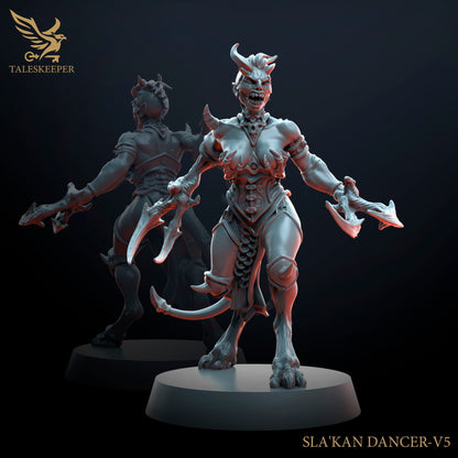 SlaKan Dancers - Proxies / Daemonic - by TalesKeeper - Tabletop Wargaming Miniature Sci-Fi/Fantasy/Daemon/Proxy