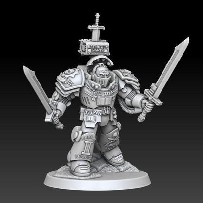 Silver Wardens - Heavy Soldier Squad - DMG Minis - Tabletop Wargaming Miniature Sci-Fi/Fantasy/Daemon/Proxy