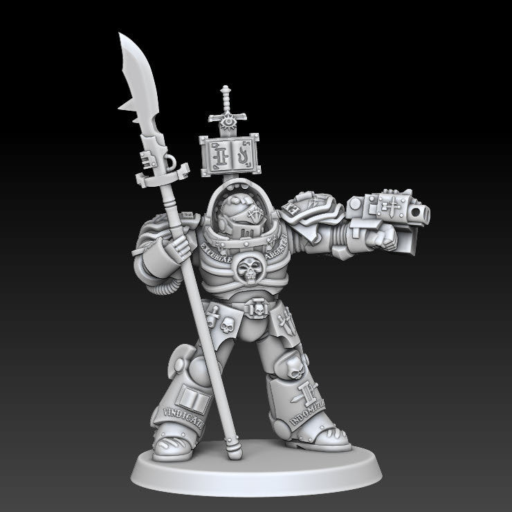 Silver Wardens - Heavy Soldier Squad - DMG Minis - Tabletop Wargaming Miniature Sci-Fi/Fantasy/Daemon/Proxy