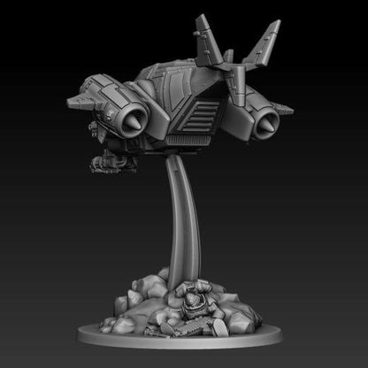 Silver Wardens - Death Claw Gunship - DMG Minis - Tabletop Wargaming Miniature Sci-Fi/Daemon/Proxy