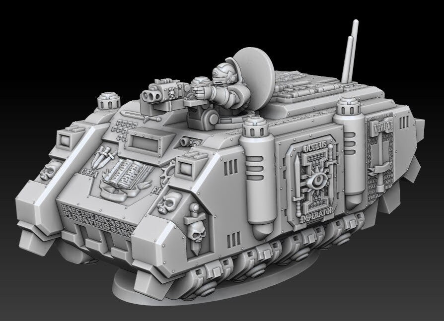 Silver Wardens - Ferox Grav Transport - DMG Minis - Tabletop Wargaming Miniature Sci-Fi/Tank/Proxy