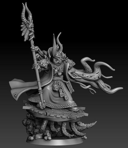 1K Hijos - Azt'Thulhu Grand Primus - DMG Minis - Tabletop Wargaming Miniature Sci-Fi/Chaos/Daemon/Sorcerer Proxy