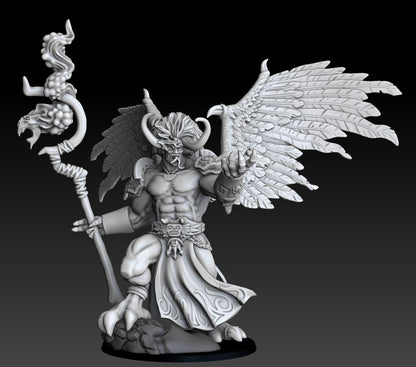 1K Hijos - Prime Magus Rojo - DMG Minis - Tabletop Wargaming Miniature Sci-Fi/Fantasy/Chaos/Daemon/Proxy