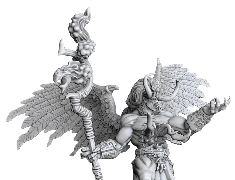 1K Hijos - Prime Magus Rojo - DMG Minis - Tabletop Wargaming Miniature Sci-Fi/Fantasy/Chaos/Daemon/Proxy