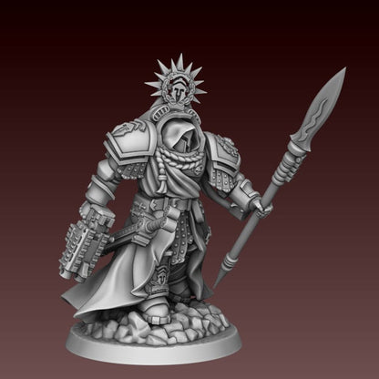 Sons of Spartania - Heavy Documentarian - DMG Minis - Tabletop Wargaming Miniature Sci-Fi/Fantasy/Chaos/Daemon/Proxy