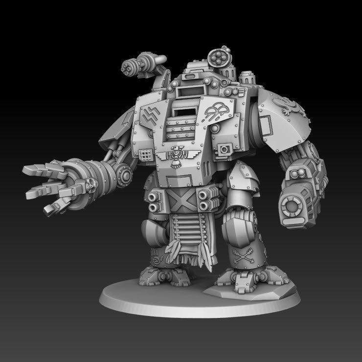 Guardians of the Path - Mech Warrior - DMG Minis - Tabletop Wargaming Miniature Sci-Fi/Fantasy/Chaos/Daemon/Proxy