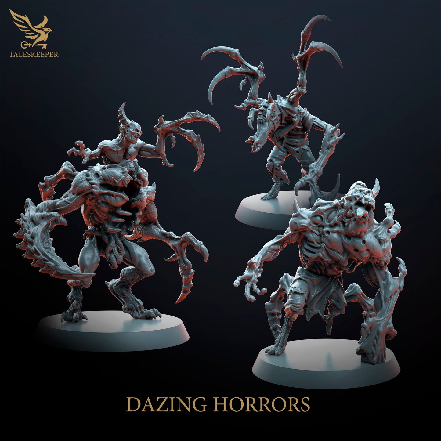 Dazing Horrors - Proxies / Horror / Abominations - by TalesKeeper - Tabletop Wargaming Miniature Sci-Fi Fantasy Daemon Proxy