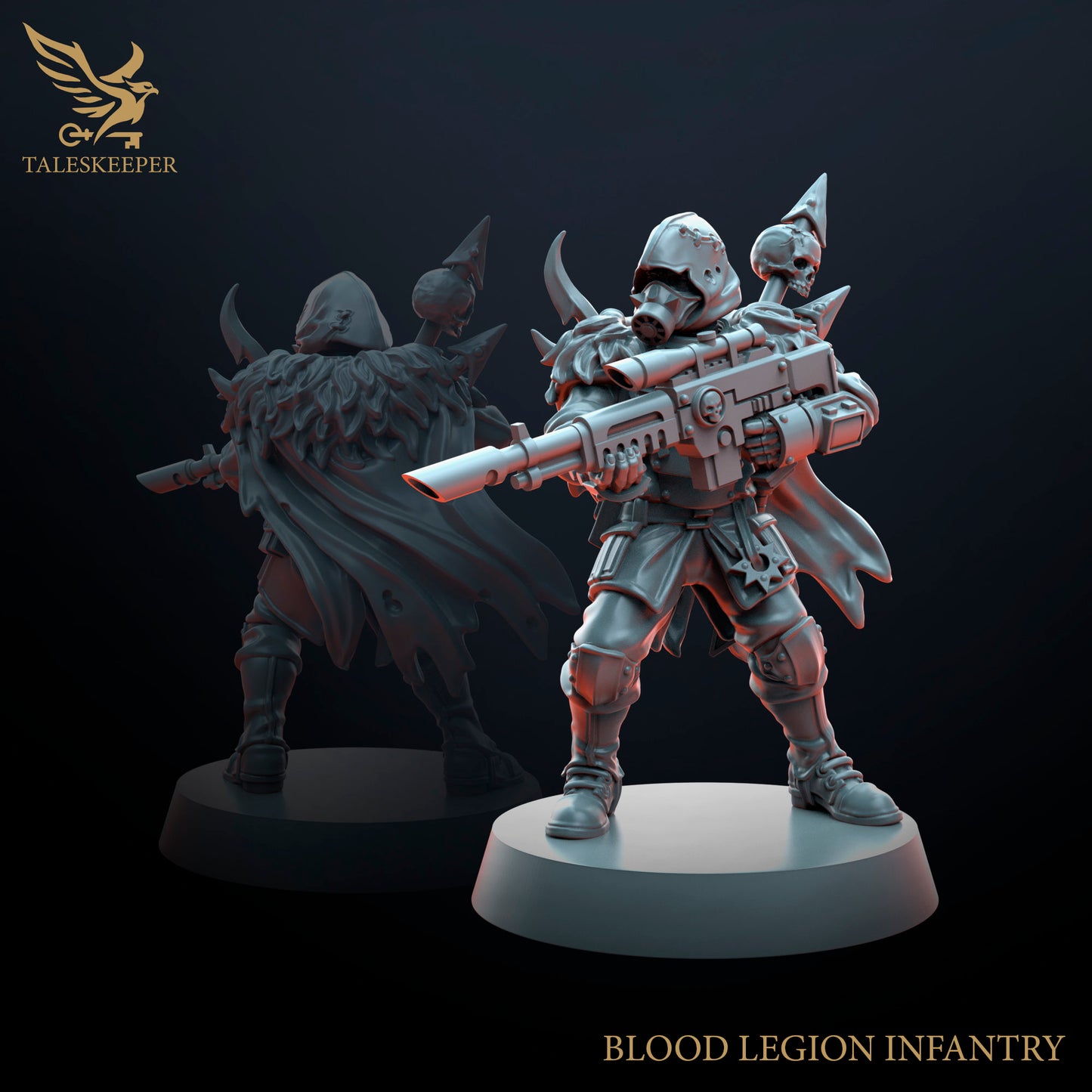 Blood Legion Infantry - Proxies / Cultists - by TalesKeeper - Tabletop Wargaming Miniature Sci-Fi Fantasy Proxy