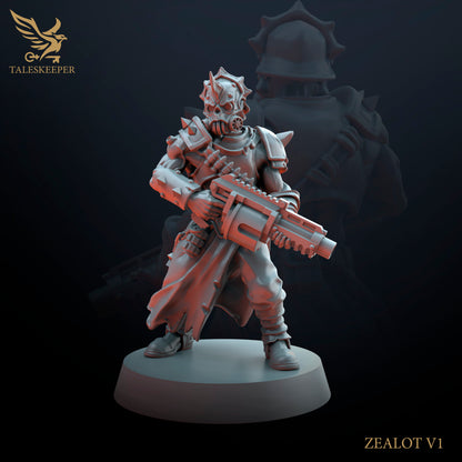 Dark Zealot Infantry - Proxies / Cultists / Modular - by TalesKeeper - Tabletop Wargaming Miniature Sci-Fi/Fantasy/Proxy