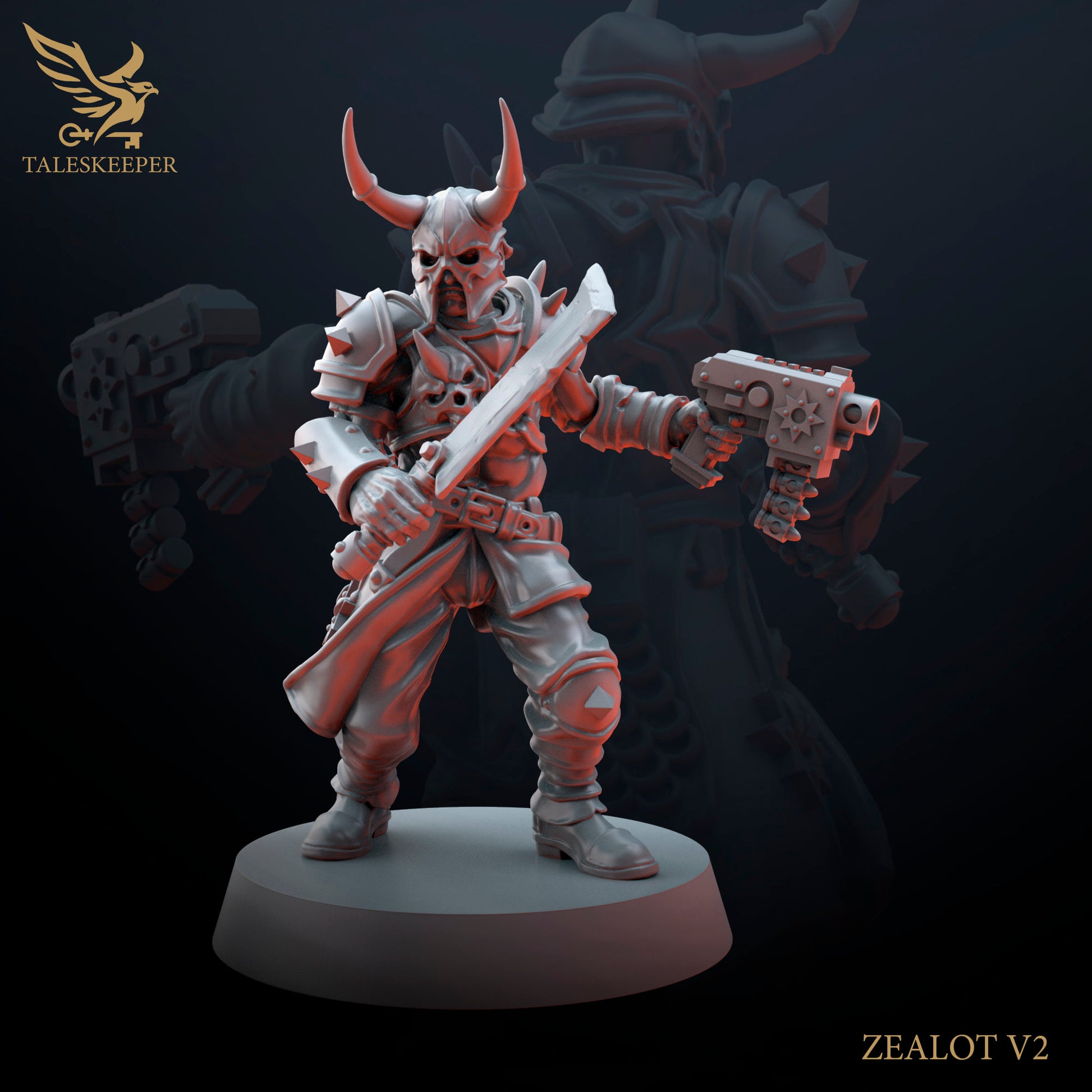 Dark Zealot Infantry - Proxies / Cultists / Modular - by TalesKeeper - Tabletop Wargaming Miniature Sci-Fi/Fantasy/Proxy