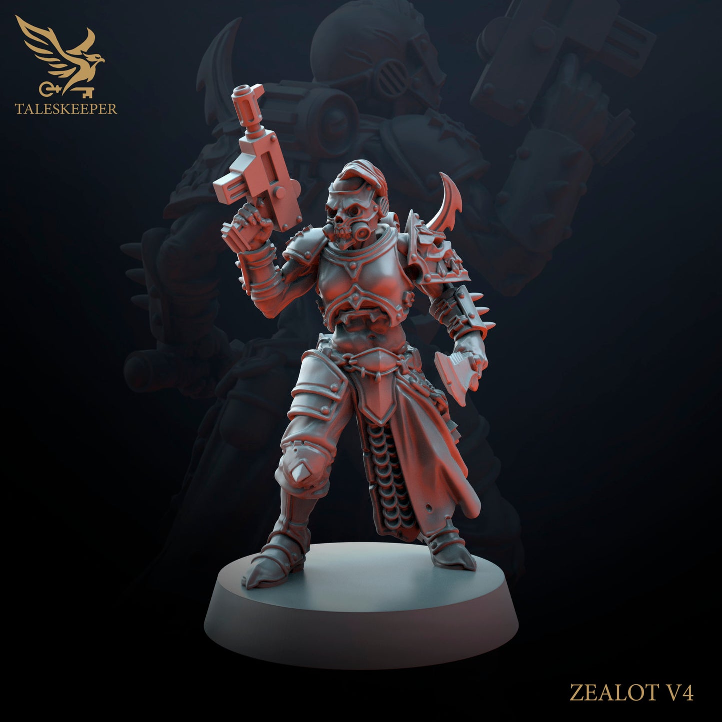 Dark Zealot Infantry - Proxies / Cultists / Modular - by TalesKeeper - Tabletop Wargaming Miniature Sci-Fi/Fantasy/Proxy