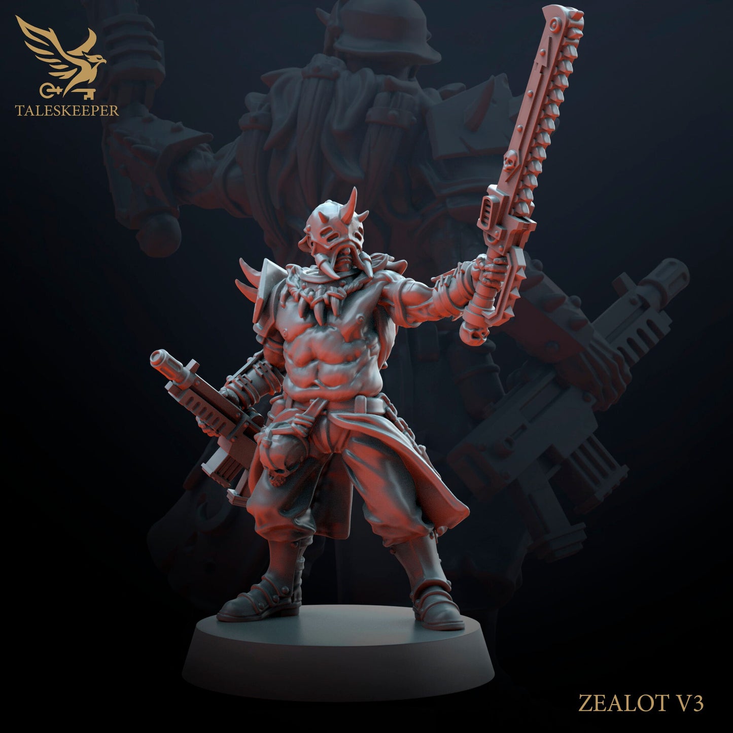 Dark Zealot Infantry - Proxies / Cultists / Modular - by TalesKeeper - Tabletop Wargaming Miniature Sci-Fi/Fantasy/Proxy