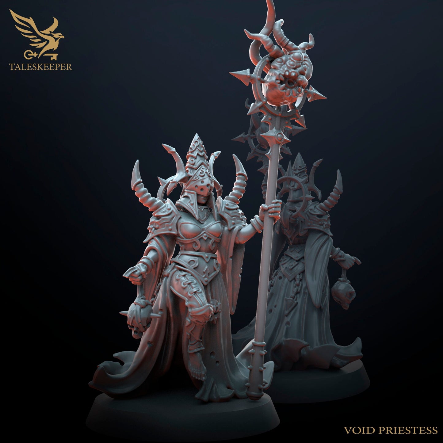 Cult of Abyss Gaze - Proxies / Cultists / Modular - by TalesKeeper - Tabletop Wargaming Miniature Sci-Fi Fantasy Daemon Proxy